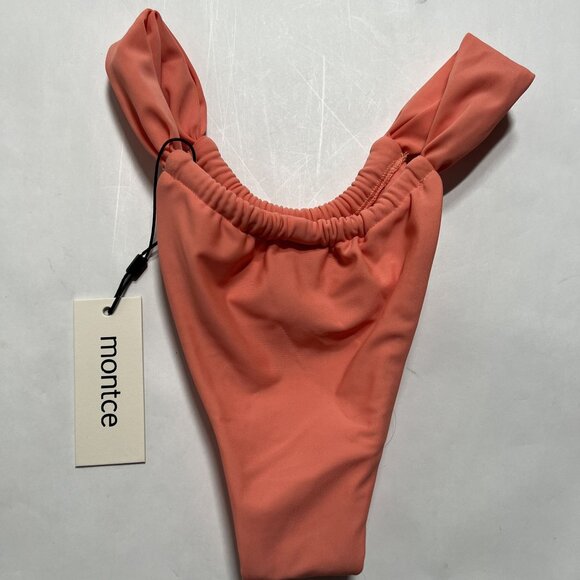 Montce Sandra Bikini Bottoms in Coral - Picture 4 of 5